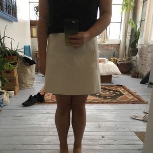 Zara White Skirt